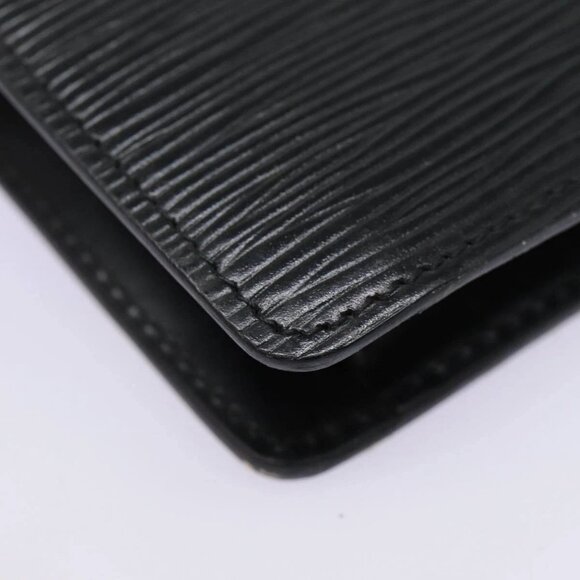 LOUIS VUITTON Epi Montaigne 23 Clutch Bag Black M52662 LV Auth 88335 - Picture 5 of 16